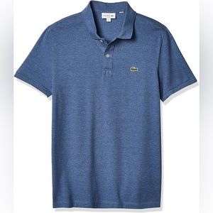Lacoste Men's Legacy Classic Pique Slim Fit Short Sleeve Polo Shirt